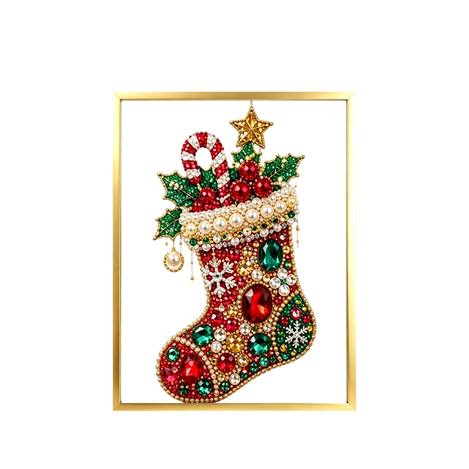 Art Craft For Christmas - Kit Lukisan Berlian DIY Natal Untuk