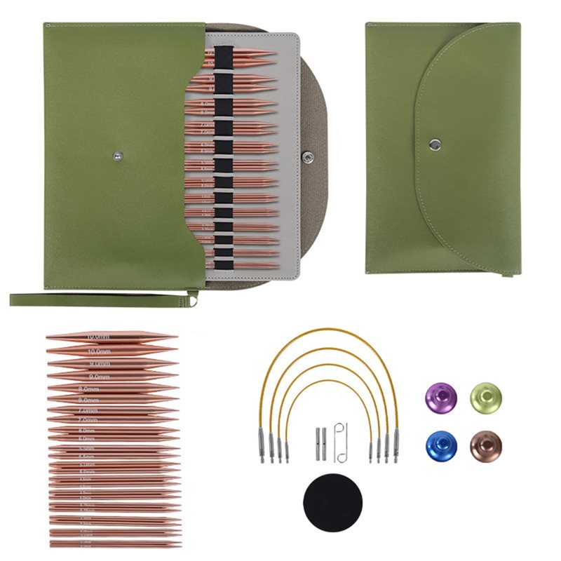 Knitting Needle Circular - A64Z Ideal Untuk Perjalanan Set Jarum