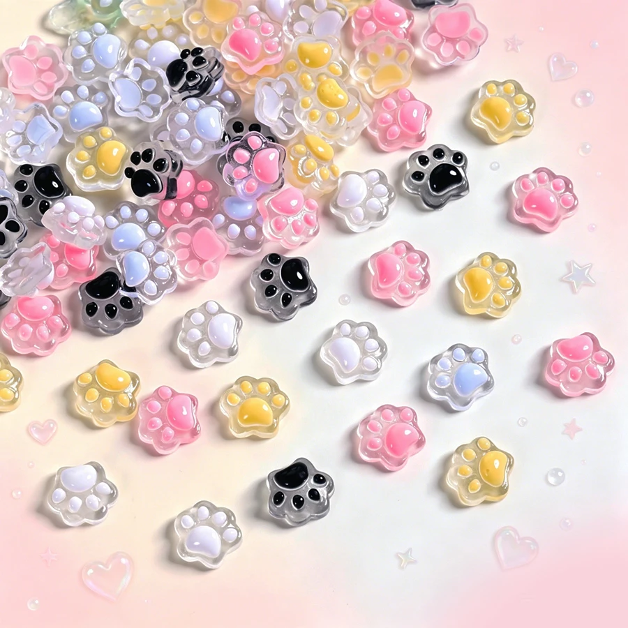 Art Craft Ladybug - 50Pcs Aksesoris Hiasan Kuku Resin Bentuk