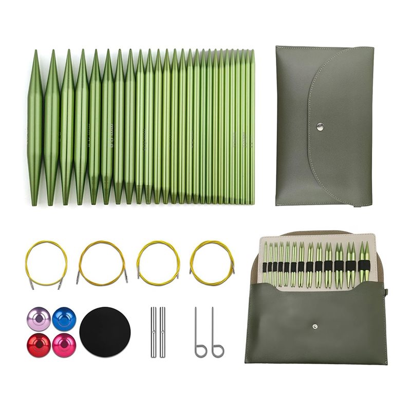 Knitting Needle Circular - Set Jarum Rajut Bundar Aluminium ABKS
