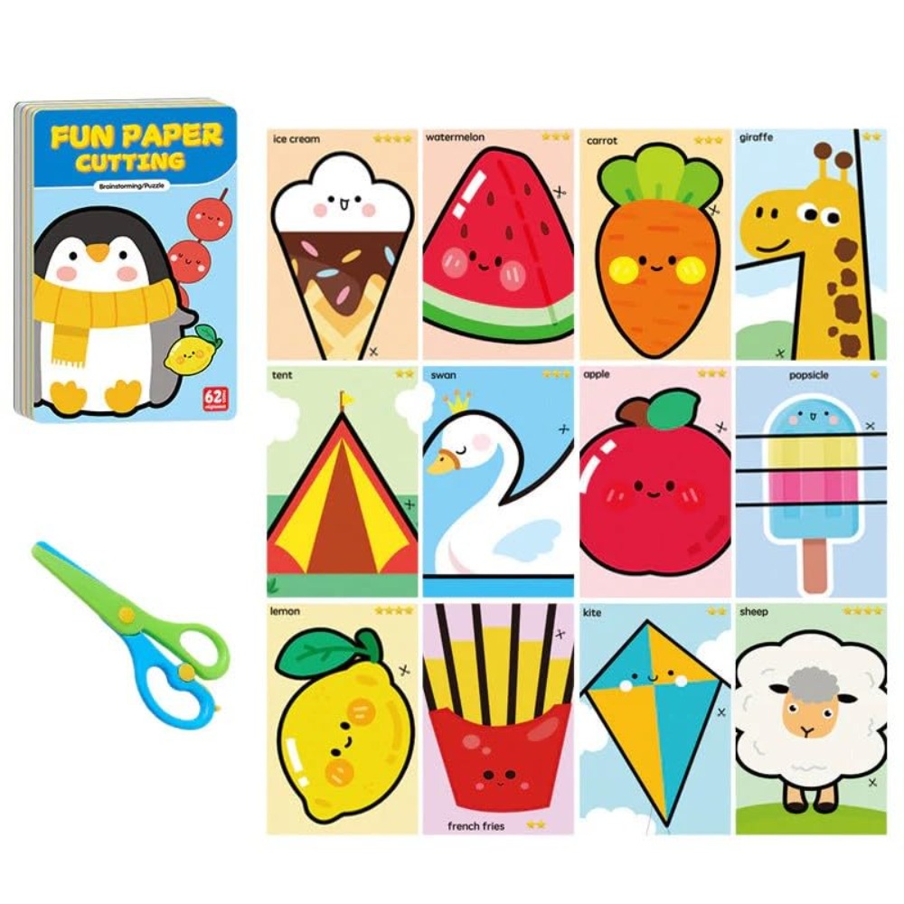 Art Craft For Preschool - Perlengkapan Potong Kertas untuk Anak dengan