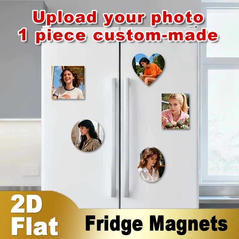 Art Craft Kitchen - Magnet Kulkas Foto Kustom 2D Datar