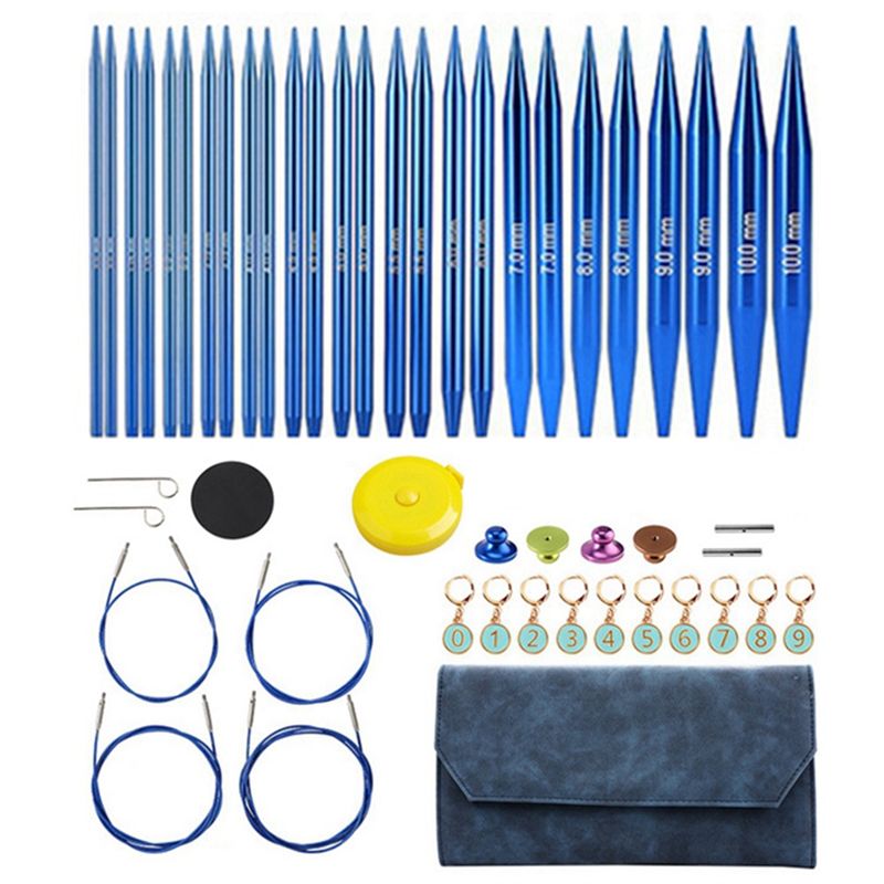 Knitting Needle Circular - Set Jarum Rajut dan Jarum Crochet