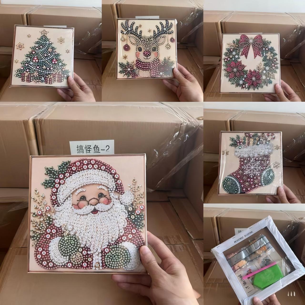 Art Craft For Christmas - Kit Seni Lukisan Mutiara Berlian Natal