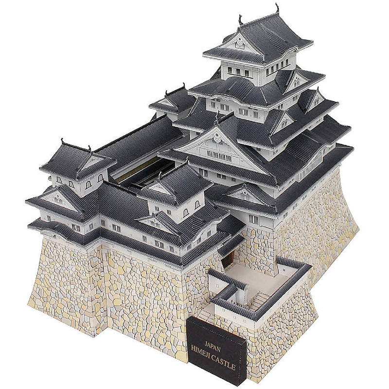 Art Craft Japan - Jepang Himeji Kastil 3D Kertas Model