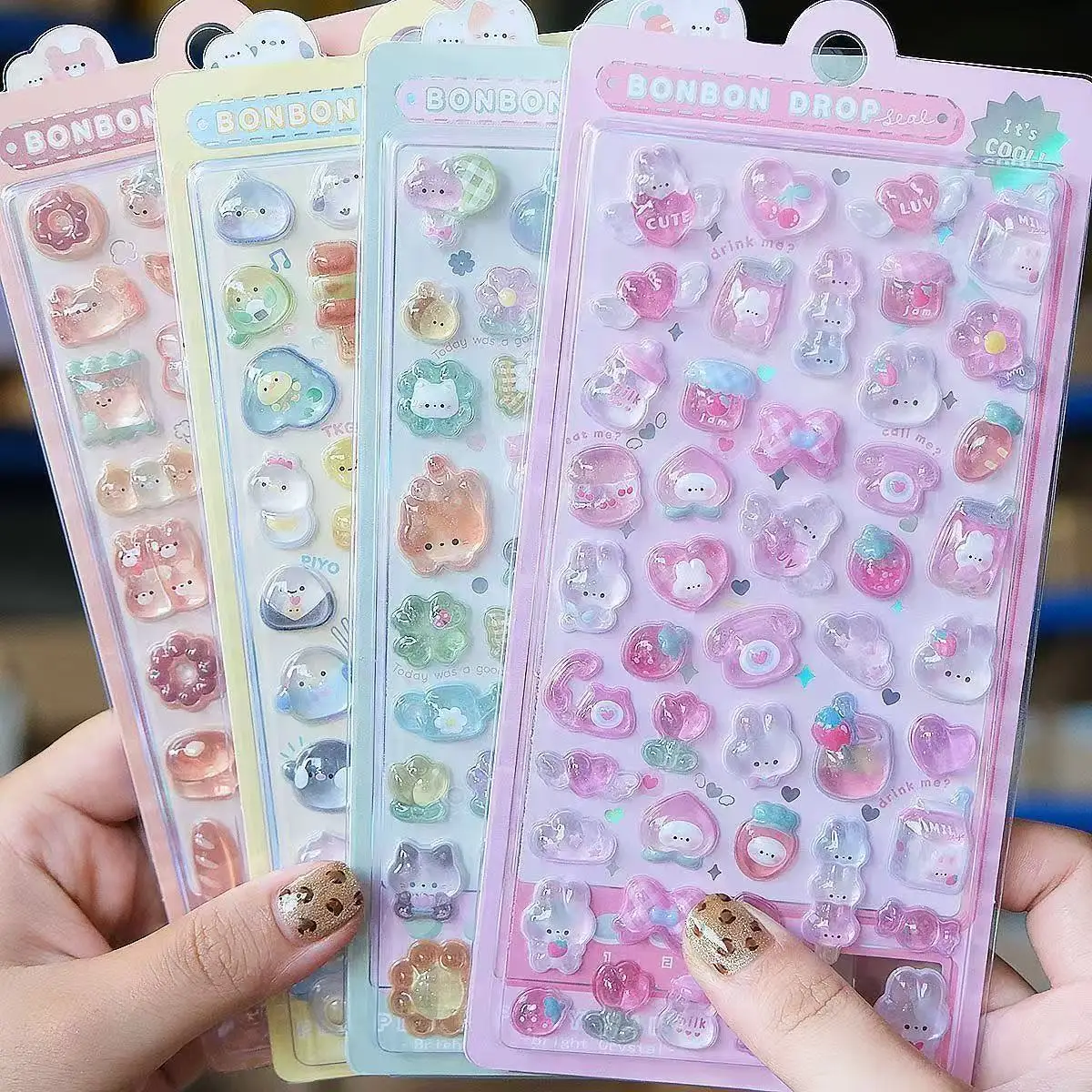 Artwork Craft - =-=2027Stiker Resin Jelly 3D Kawaii Lucu