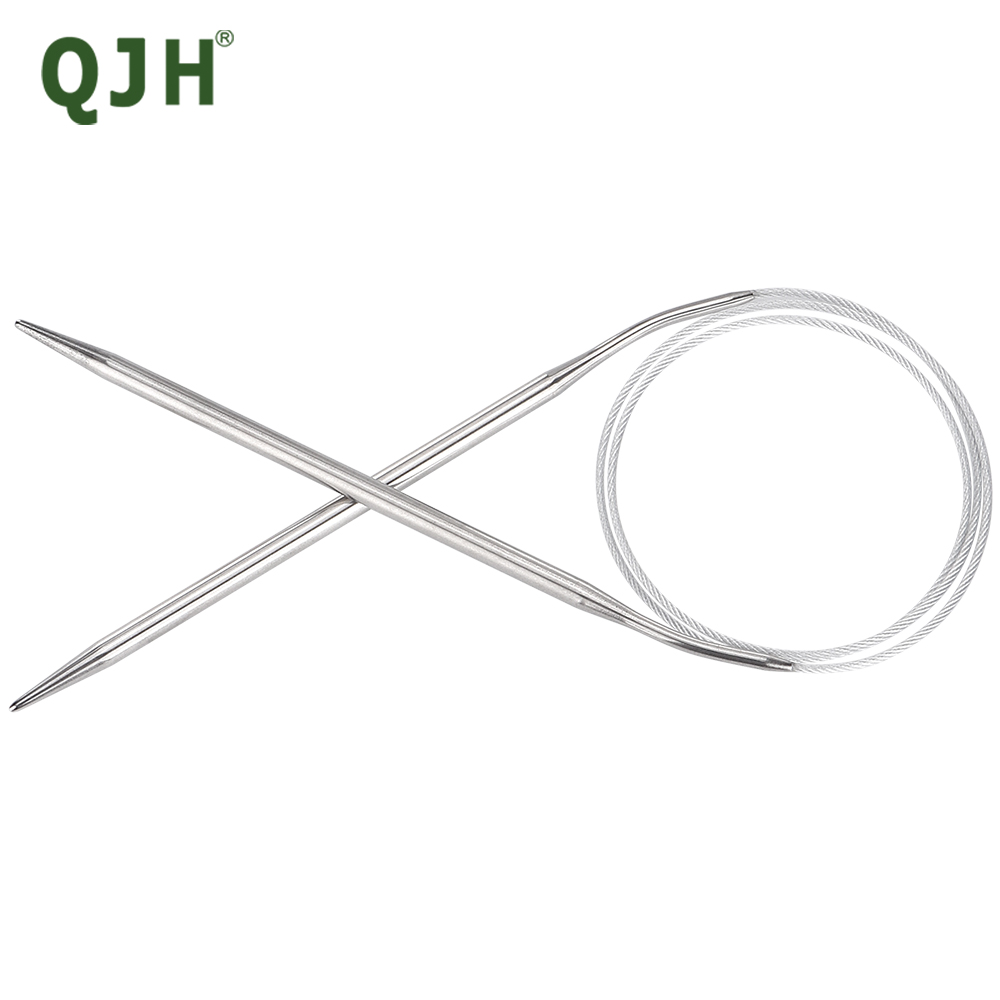 Knitting Needle Circular - Jarum rajut bundar ergonomis tetap dan