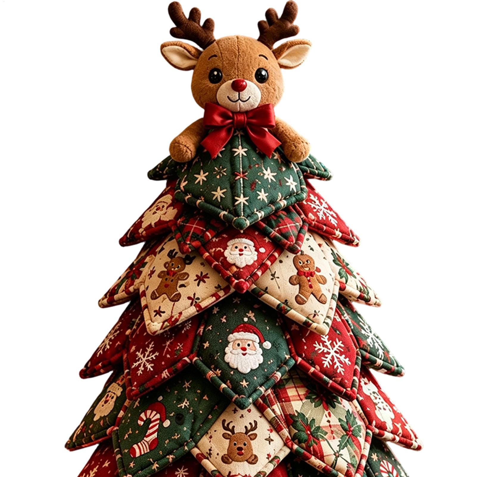 Art Craft For Christmas - Kit Pohon Natal dari Kain Berlapis