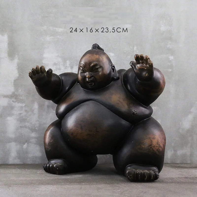 Art Craft Japan - Patung Sumo Jepang Patung Seni Port