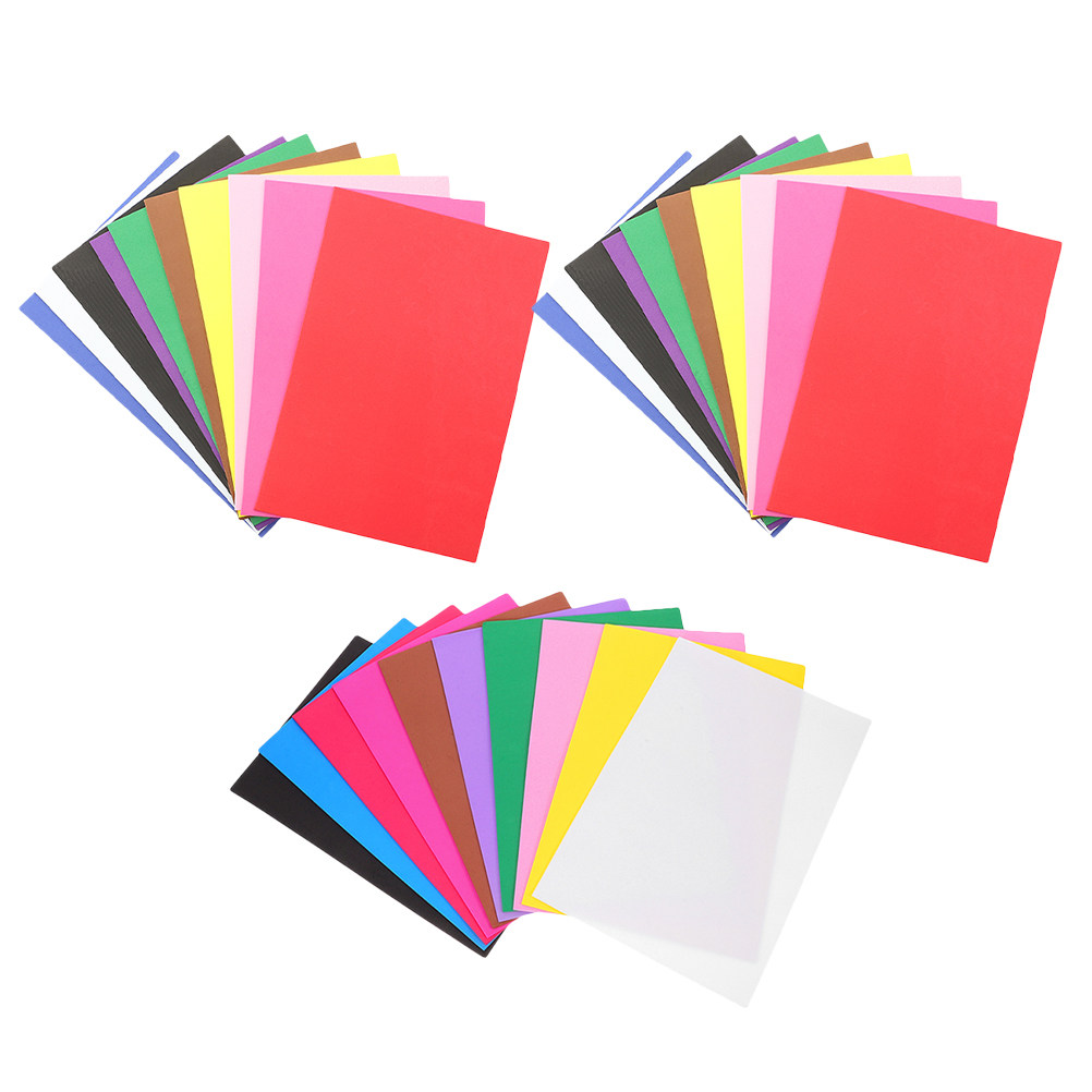 Art Craft For Preschool - 30 Lembar Kertas Busa Warna-warni, Bahan