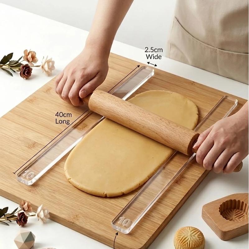 2 Buah Penggaris Ketebalan Akr - Art Craft Clay ulasan dan harga