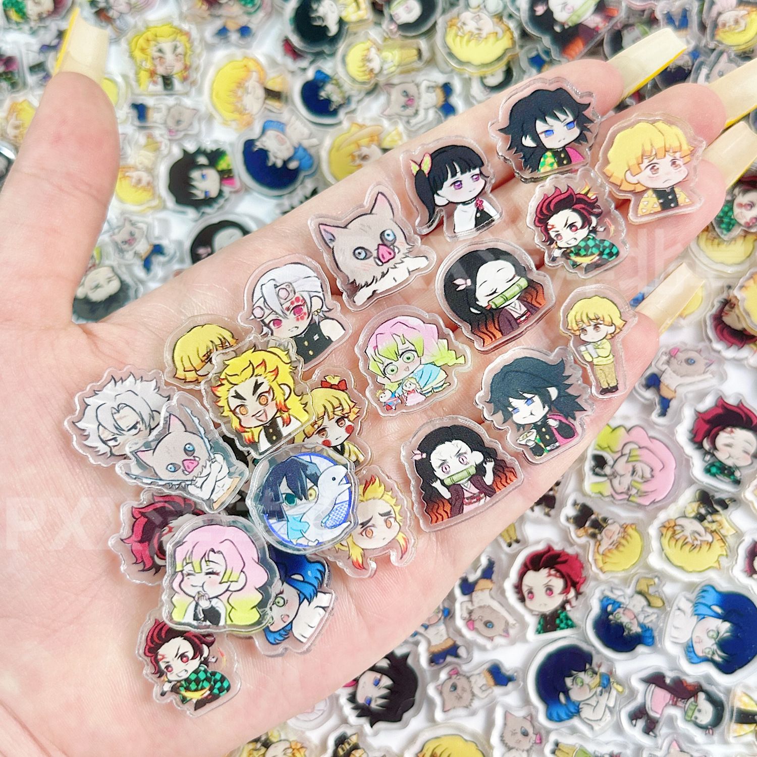 50/100Pcs Lembaran Akrilik Min - Art Craft Material ulasan dan harga