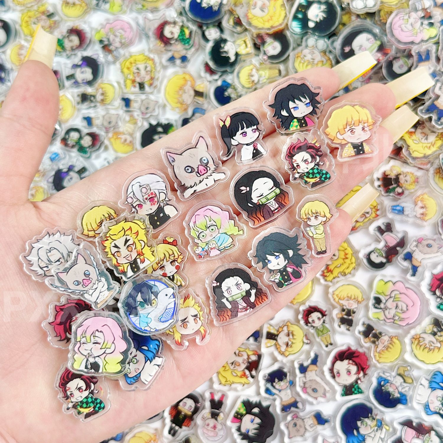 50/100Pcs Lembaran Akrilik Min - Art Craft Material ulasan dan harga