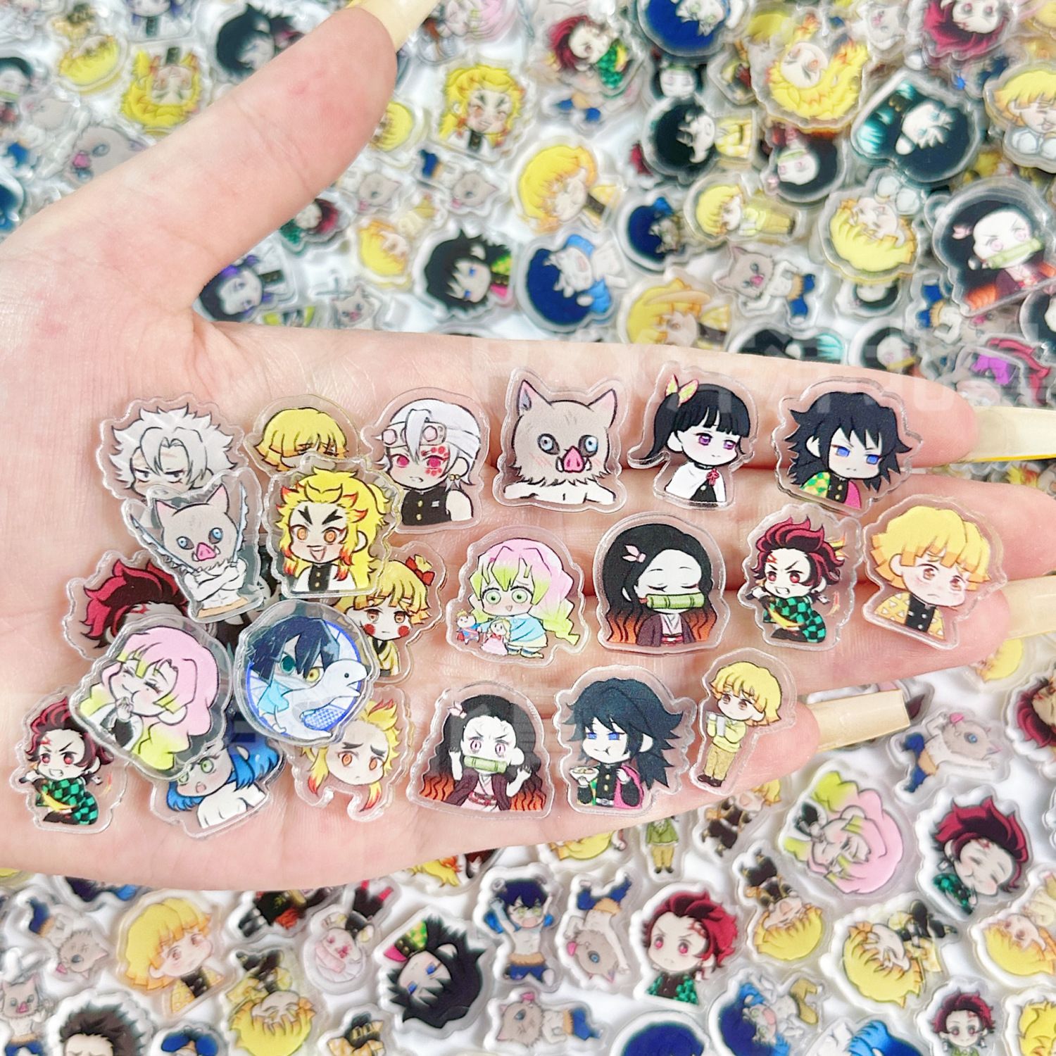 50/100Pcs Lembaran Akrilik Min - Art Craft Material ulasan dan harga