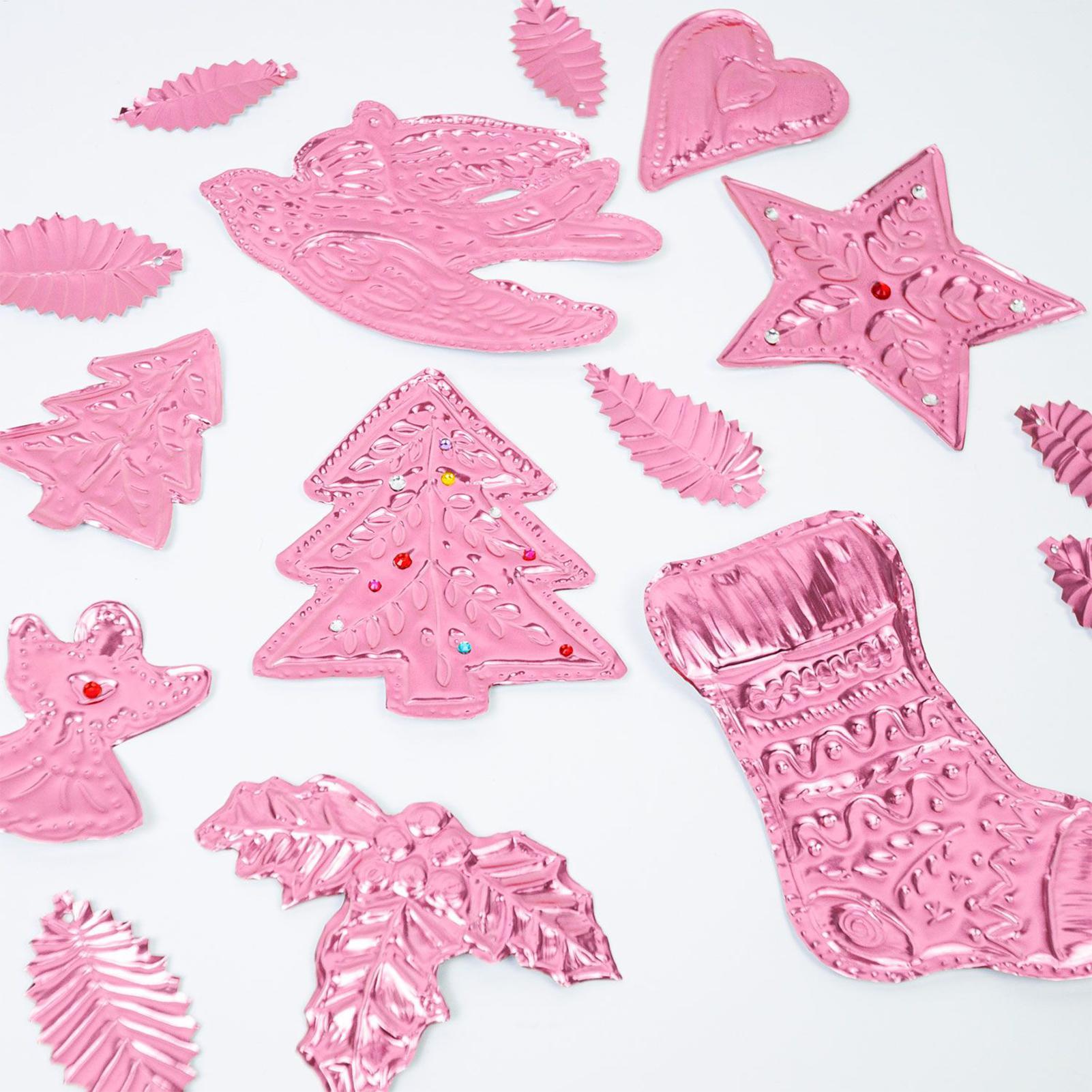 Kertas Foil Embossing 8 Lembar - Art Craft For Christmas ulasan dan harga