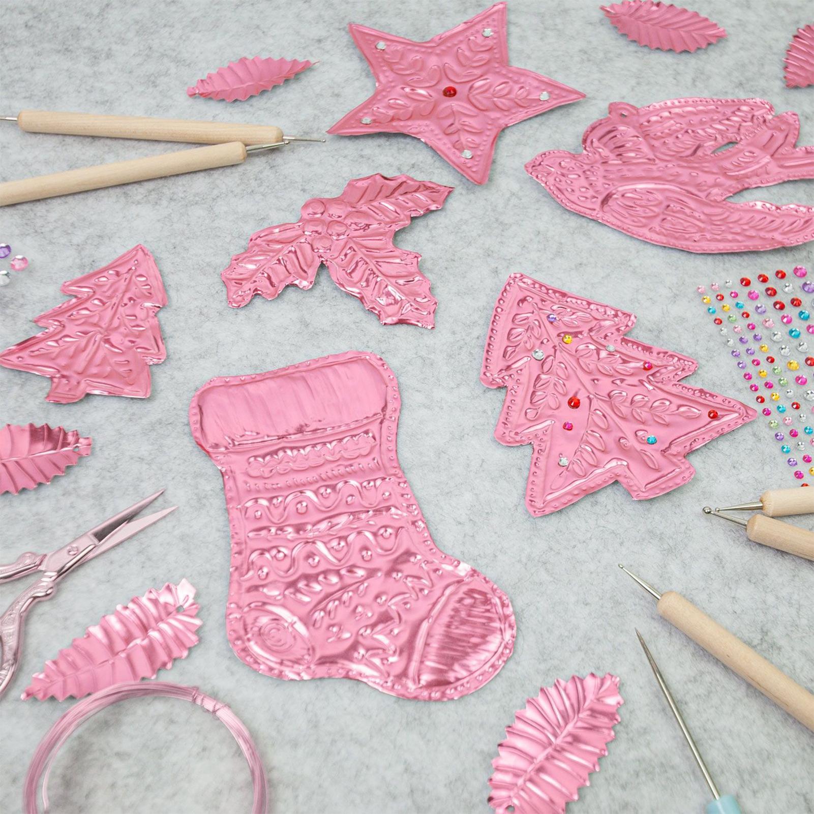 Kertas Foil Embossing 8 Lembar - Art Craft For Christmas ulasan dan harga