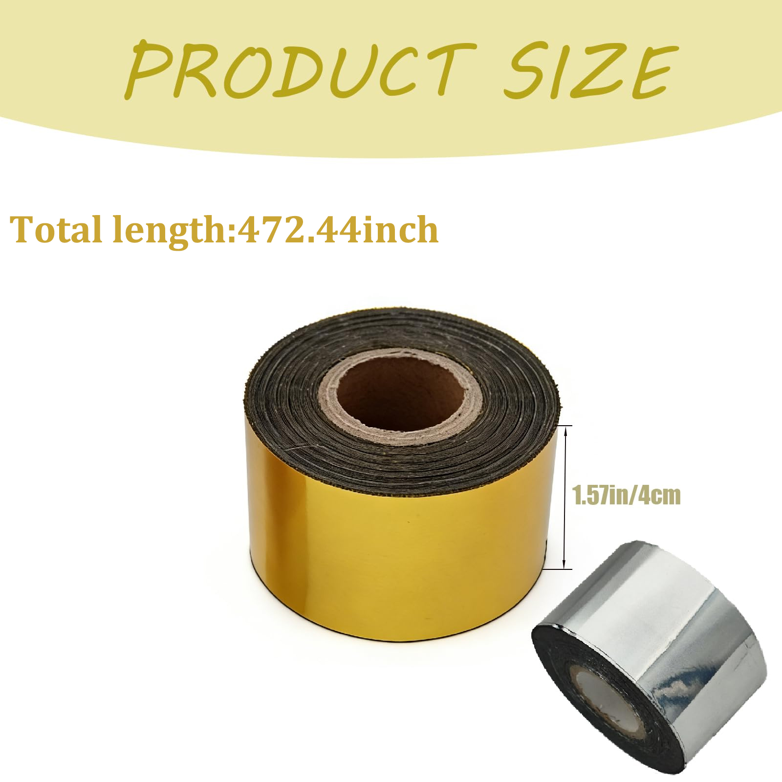 1 Rol Kertas Foil Hot Stamping - Quilling Paper Strips ulasan dan harga