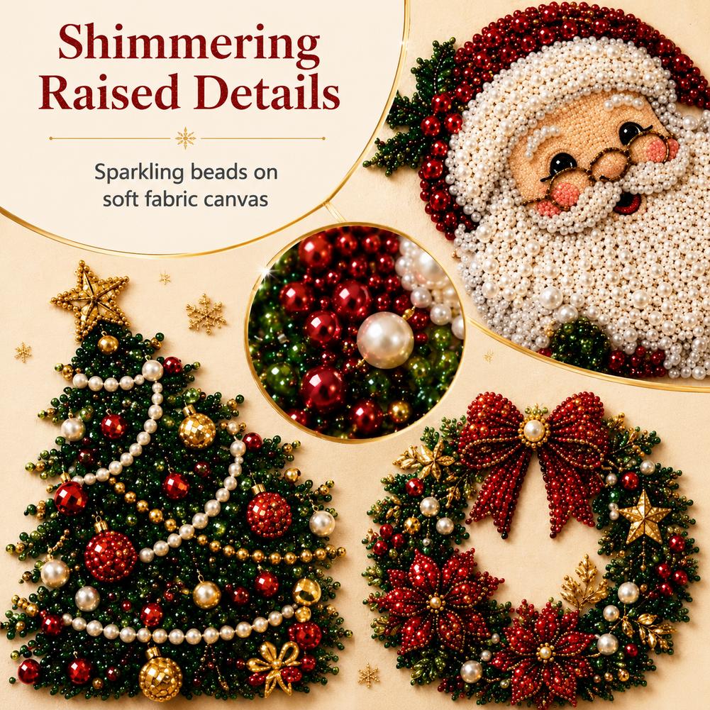 Kit Seni Mutiara Santa Claus N - Art Craft For Christmas ulasan dan harga