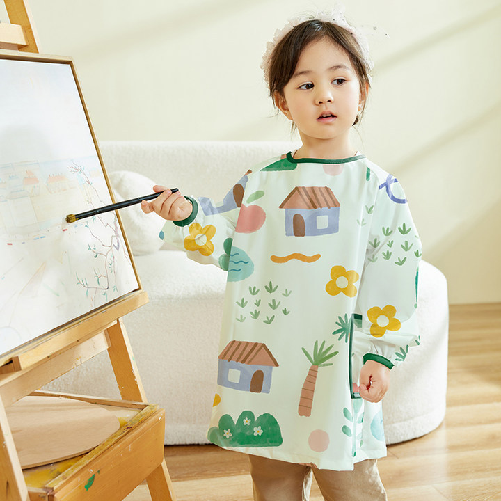 Kemeja Pelindung Seni Tahan Ai - Art Craft For Preschool ulasan dan harga