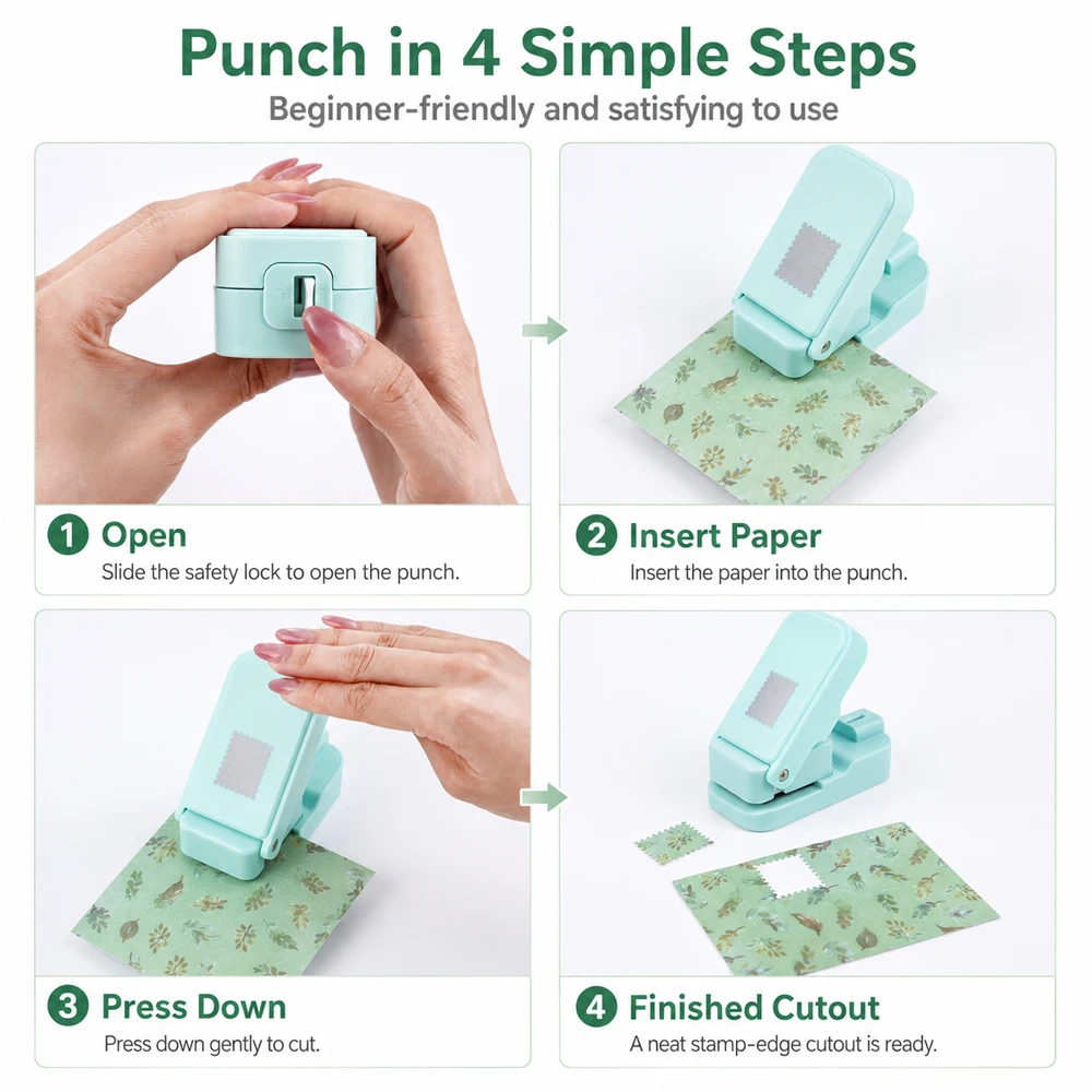 Pembuat Lubang Kertas Berbentu - Art Craft Material ulasan dan harga