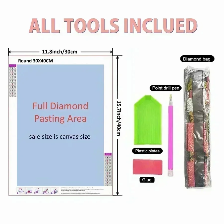5D DIY bor bulat Penuh lukisan - Art Craft Japan ulasan dan harga