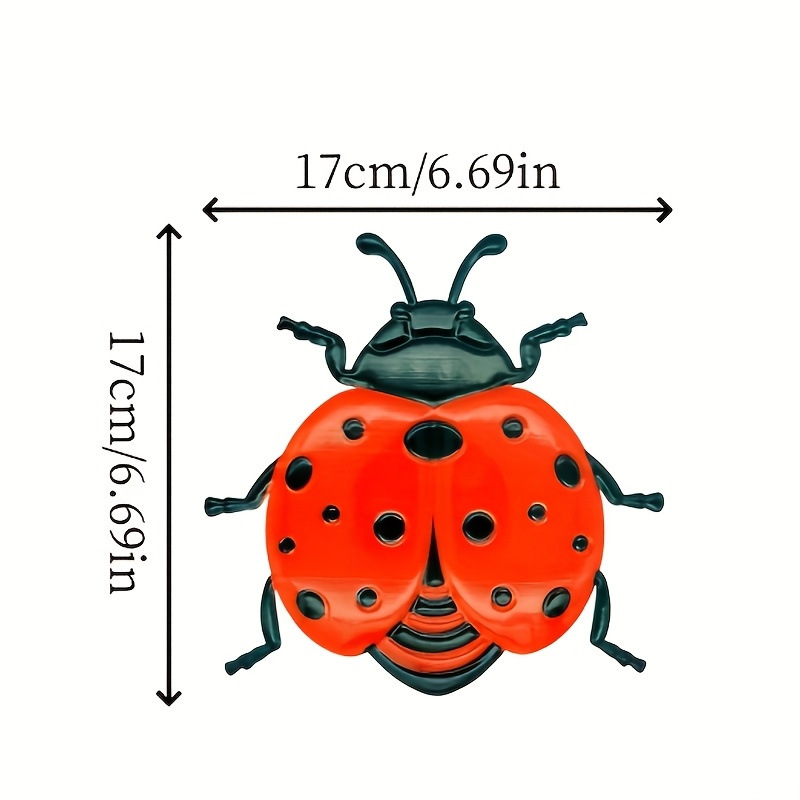 3 Buah Kerajinan Besi Dekorasi - Art Craft Ladybug ulasan dan harga