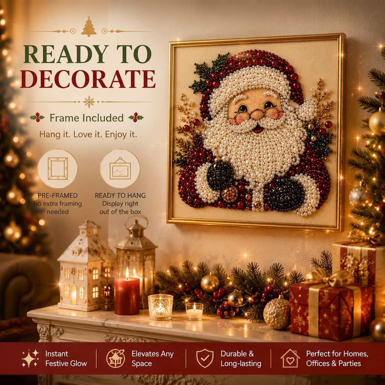 Kit Seni Lukisan Mutiara Berli - Art Craft For Christmas ulasan dan harga