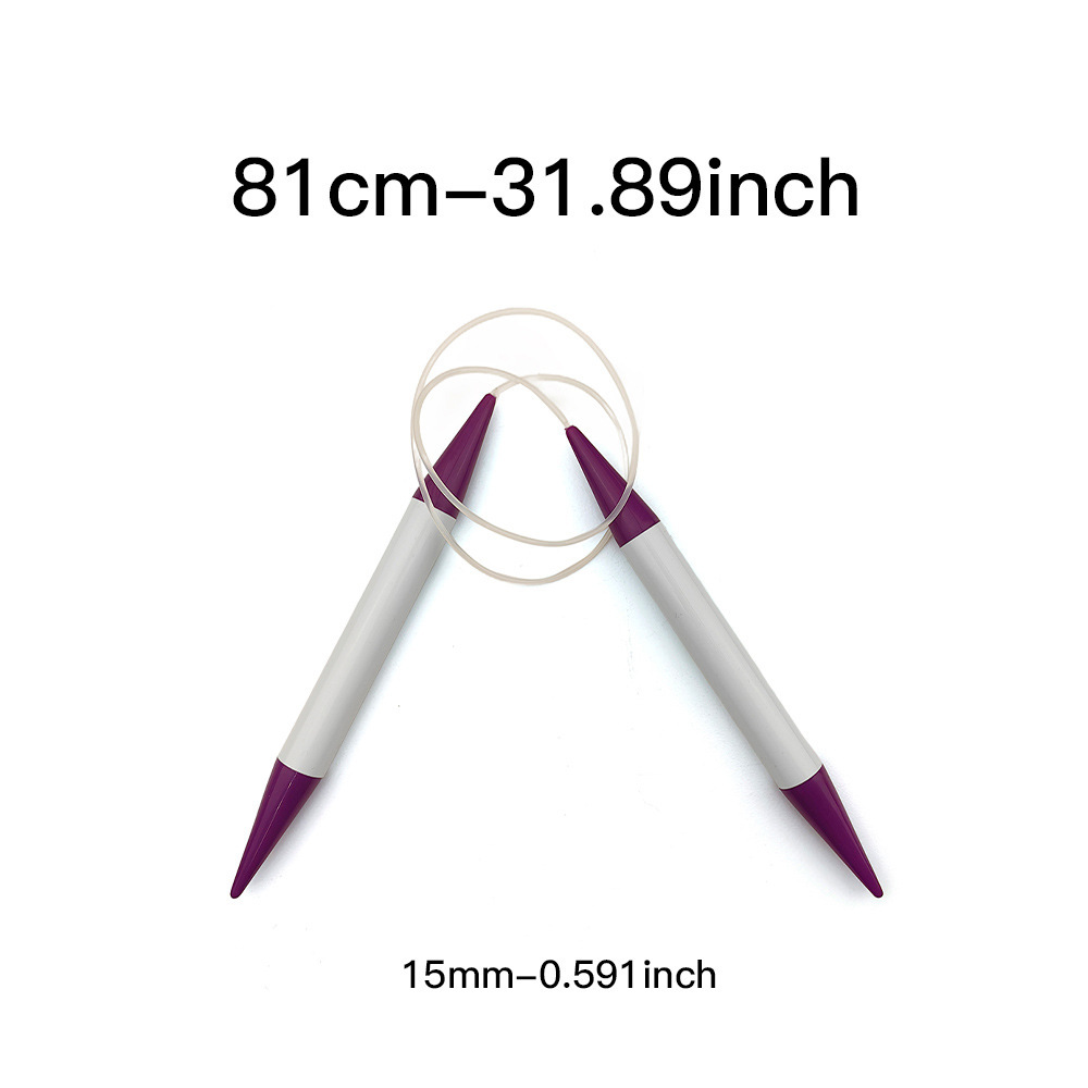 15mm 80mm Jarum Melingkar Jaru - Knitting Needle Circular ulasan dan harga