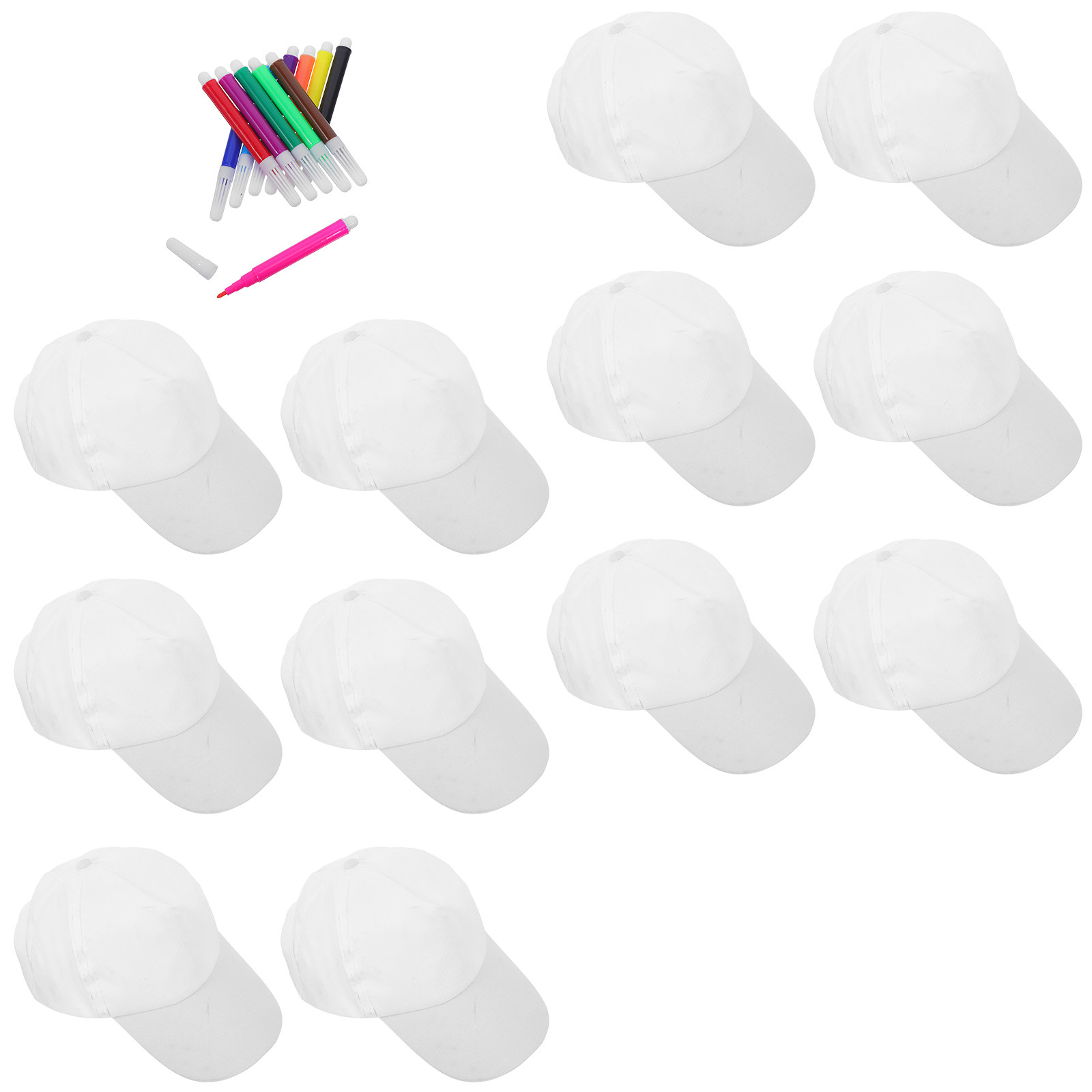 1 Set Topi Baseball Putih Anak - Art Craft Birthday Party ulasan dan harga