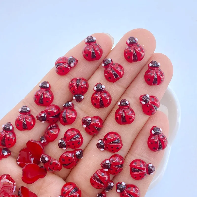 50 buah Aksesori seni kuku bar - Art Craft Ladybug ulasan dan harga