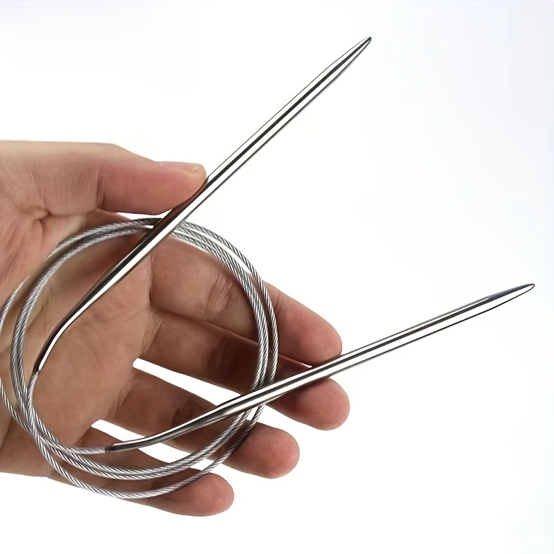 Set Jarum Rajut Bundar Stainle - Knitting Needle Circular ulasan dan harga