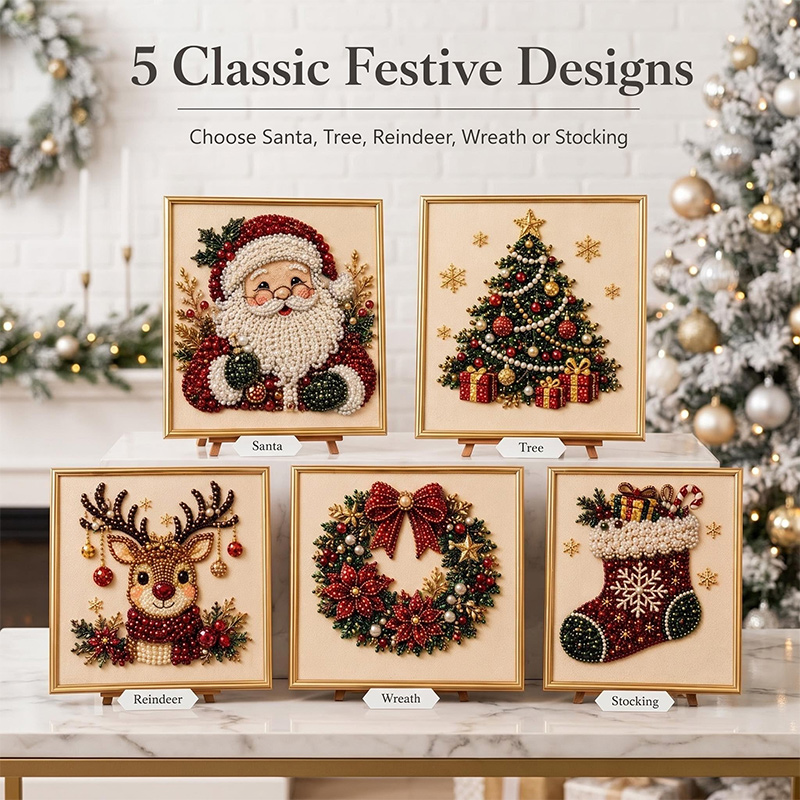 Set Lukisan Berlian Mutiara Na - Art Craft For Christmas ulasan dan harga
