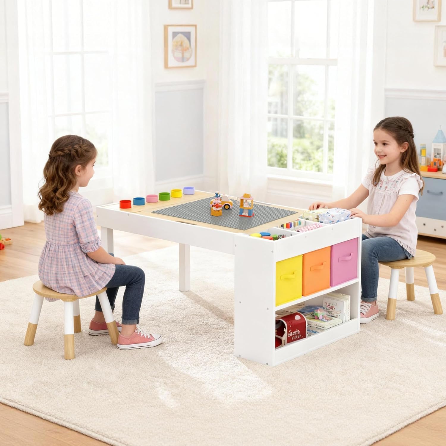 Meja Seni Anak dan Set 2 Kursi - School Of Art X Craft ulasan dan harga