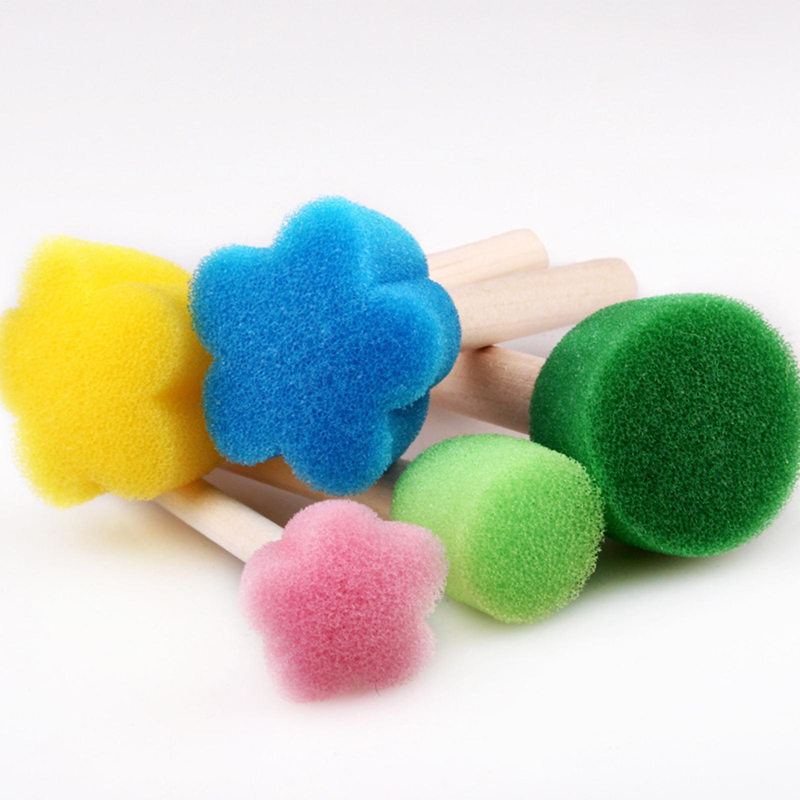 5 Buah Spons Cat Anak-anak yan - Art Craft For Preschool ulasan dan harga