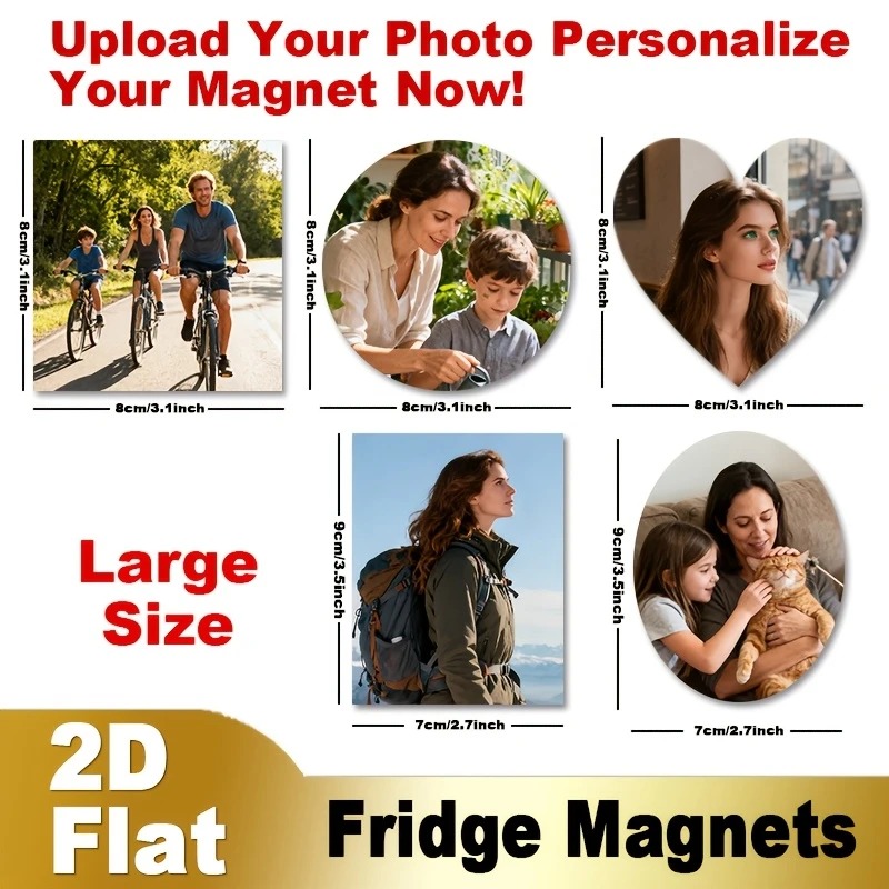 Magnet Kulkas Foto Kustom 2D D - Art Craft Kitchen ulasan dan harga
