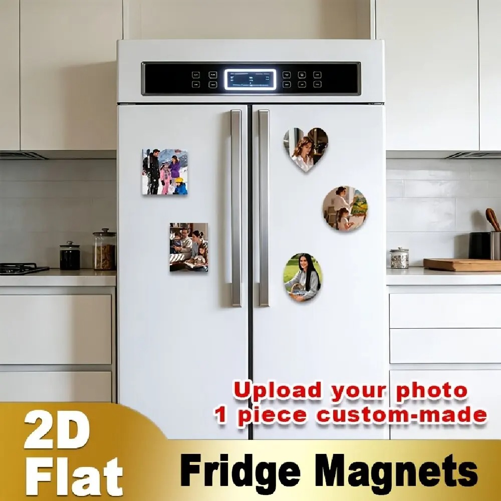 Magnet Kulkas Foto Kustom 2D D - Art Craft Kitchen ulasan dan harga