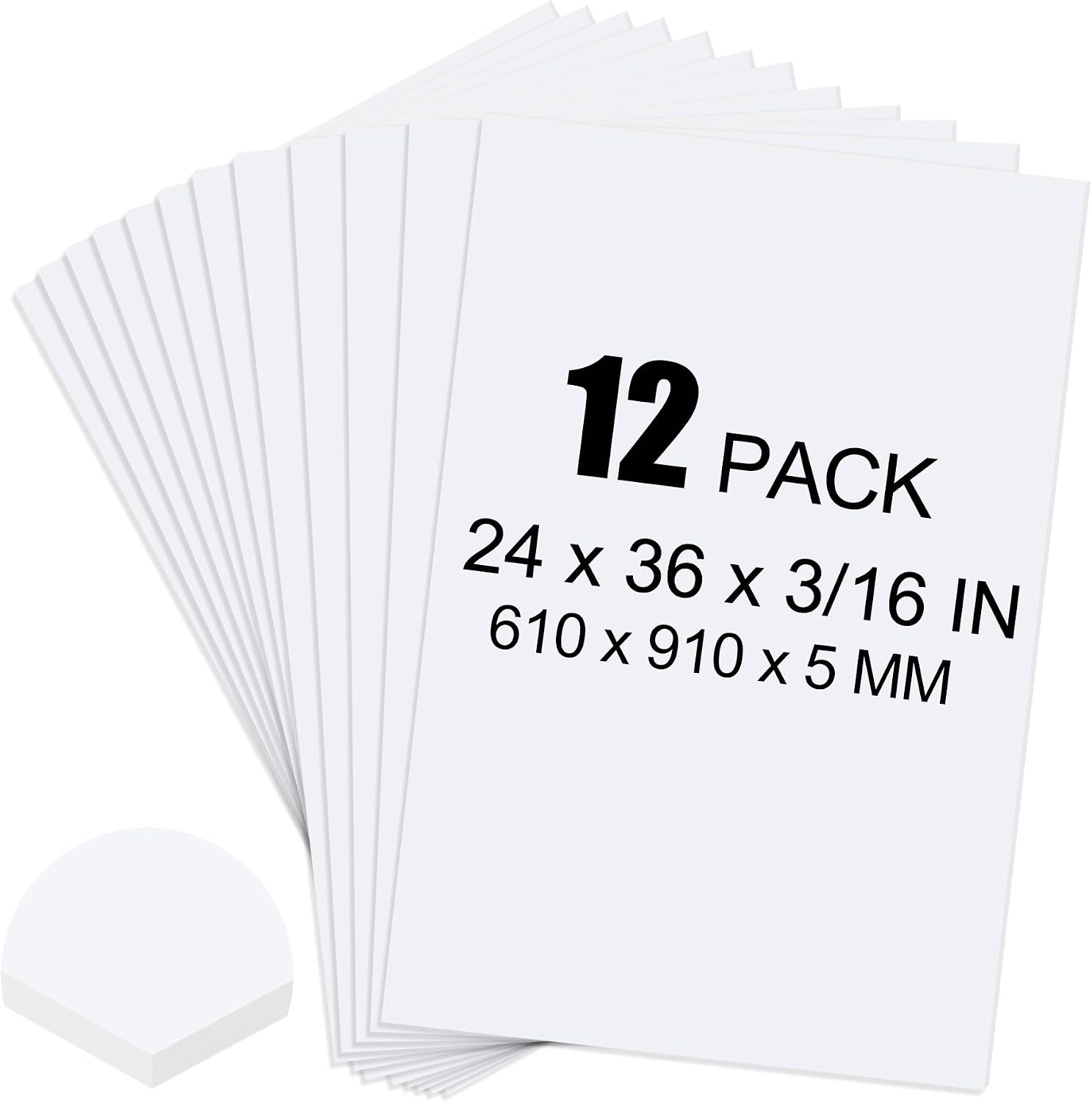 12 Paket Papan Busa Putih, 24  - School Of Art X Craft ulasan dan harga