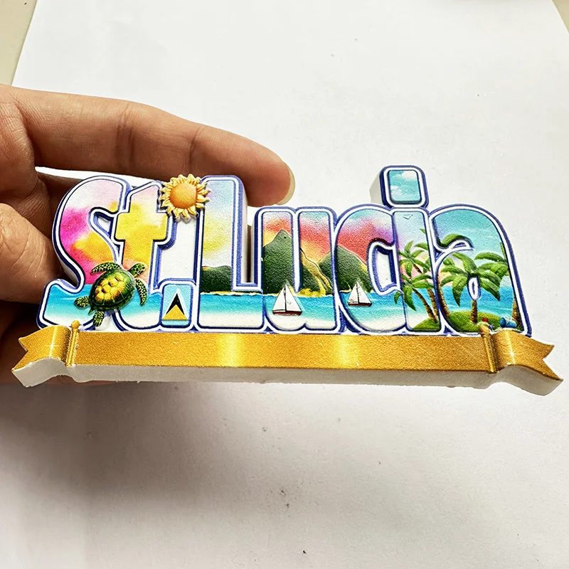 Lucia West Indies, Stiker Kulk - Art Craft Magnet ulasan dan harga