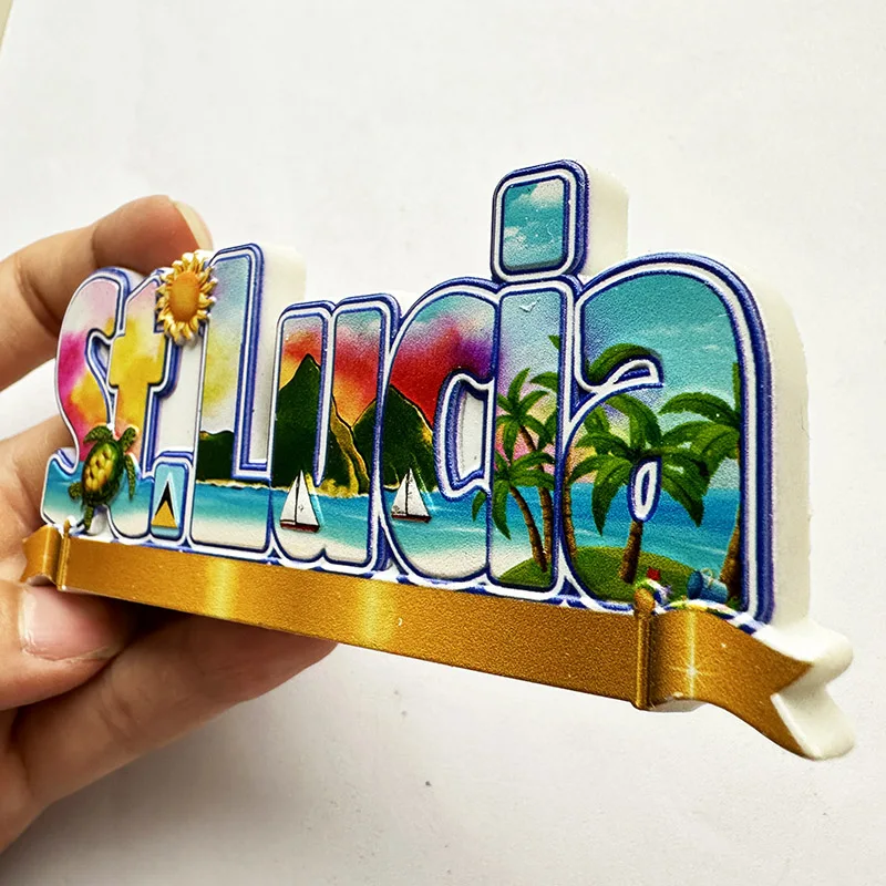 Lucia West Indies, Stiker Kulk - Art Craft Magnet ulasan dan harga