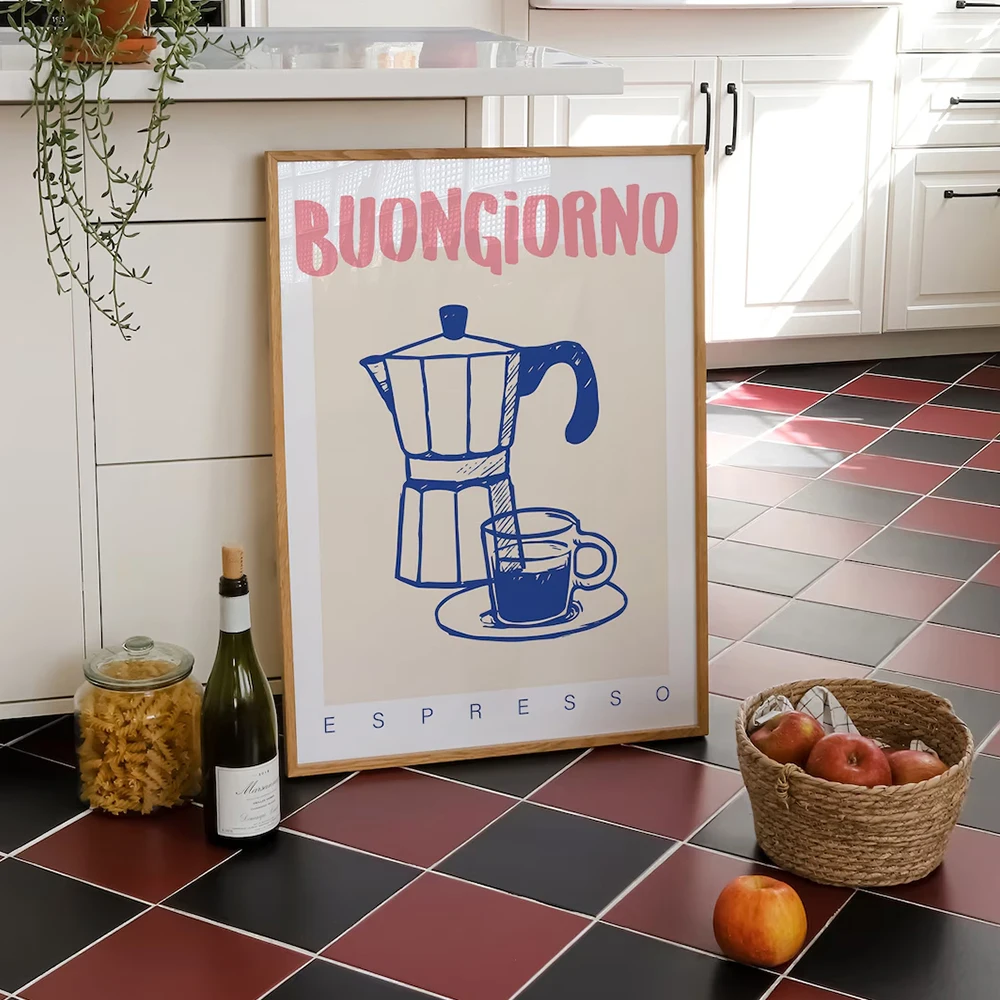 Gambar Poster Lukisan Kanvas C - Art Craft Kitchen ulasan dan harga
