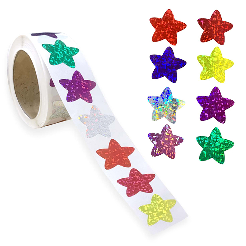 500 Buah/Rol Stiker Bintang Wa - School Of Art X Craft ulasan dan harga