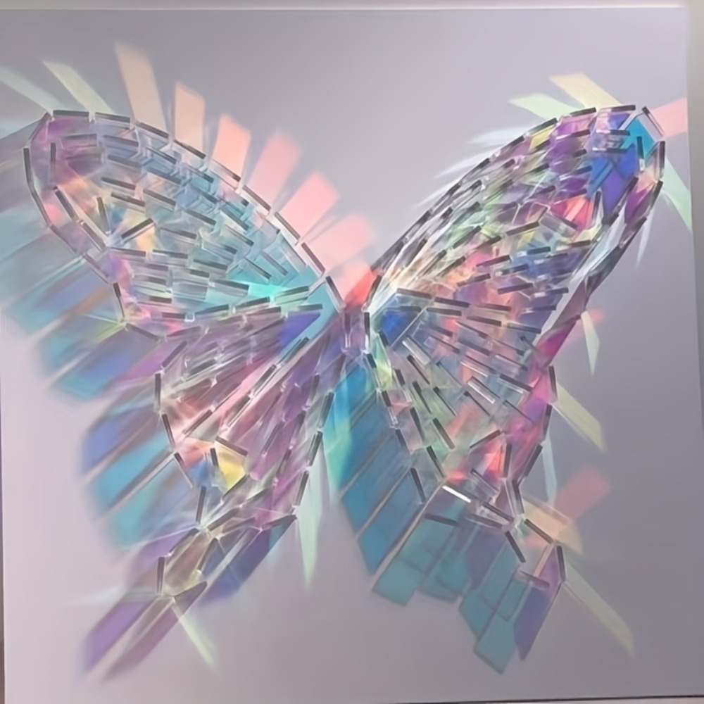 Ubin Cermin Akrilik Iridescent - Art Craft Material ulasan dan harga