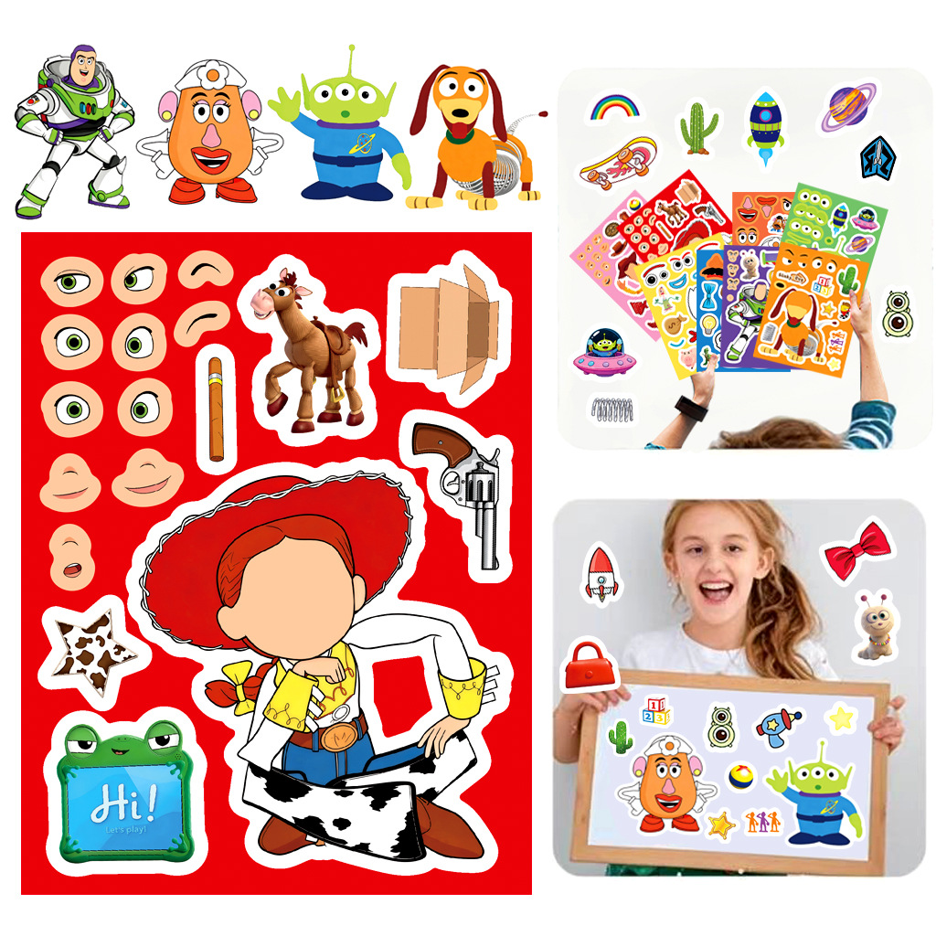 Stiker Wajah Toy Story 5 Karto - Art Craft Material ulasan dan harga