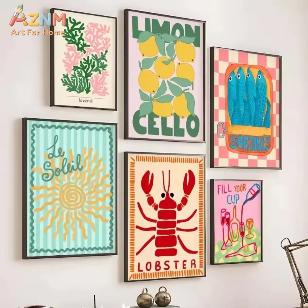 AZNM Dekorasi Dinding Dapur Ka - Art Craft Kitchen ulasan dan harga