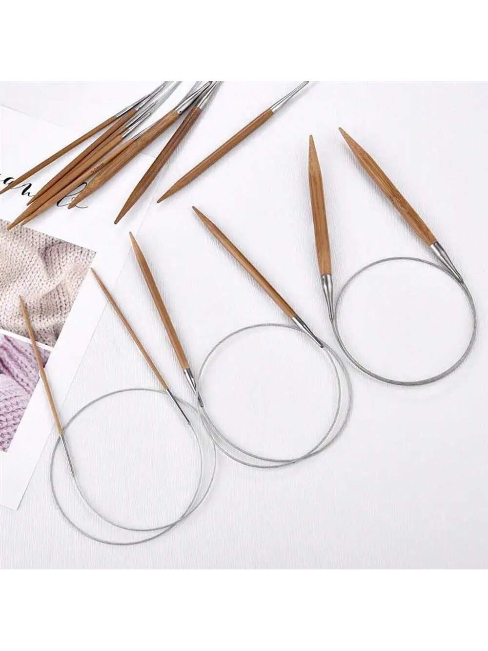 1 Buah Jarum Rajut Bundar Bamb - Knitting Needle Circular ulasan dan harga