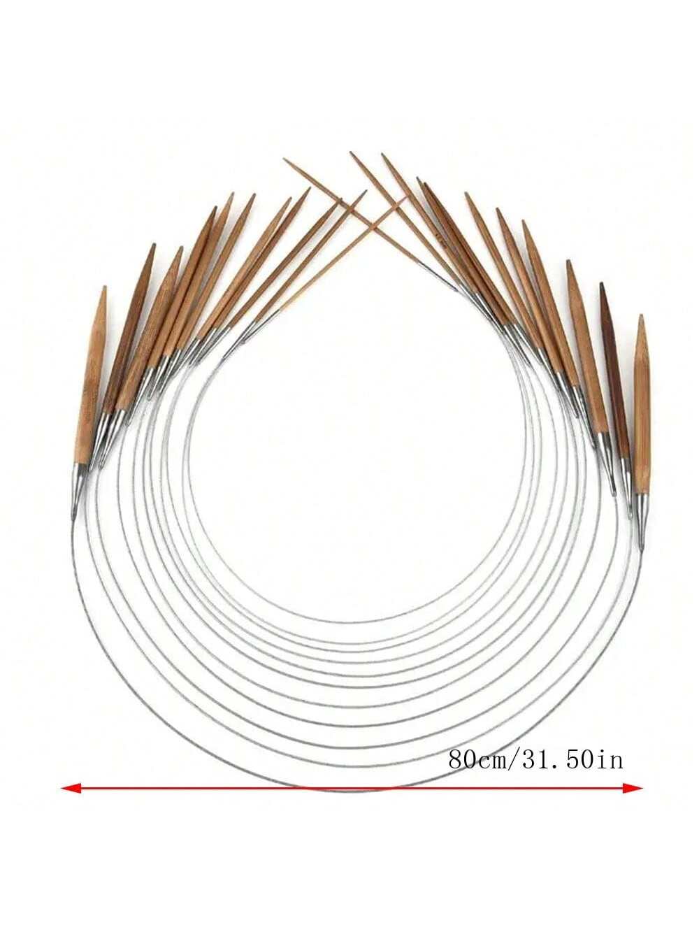1 Buah Jarum Rajut Bundar Bamb - Knitting Needle Circular ulasan dan harga