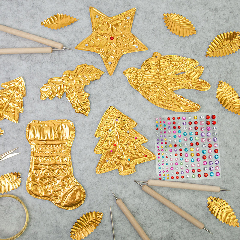 Set Alat Kerajinan Jahit Kerta - Art Craft For Christmas ulasan dan harga