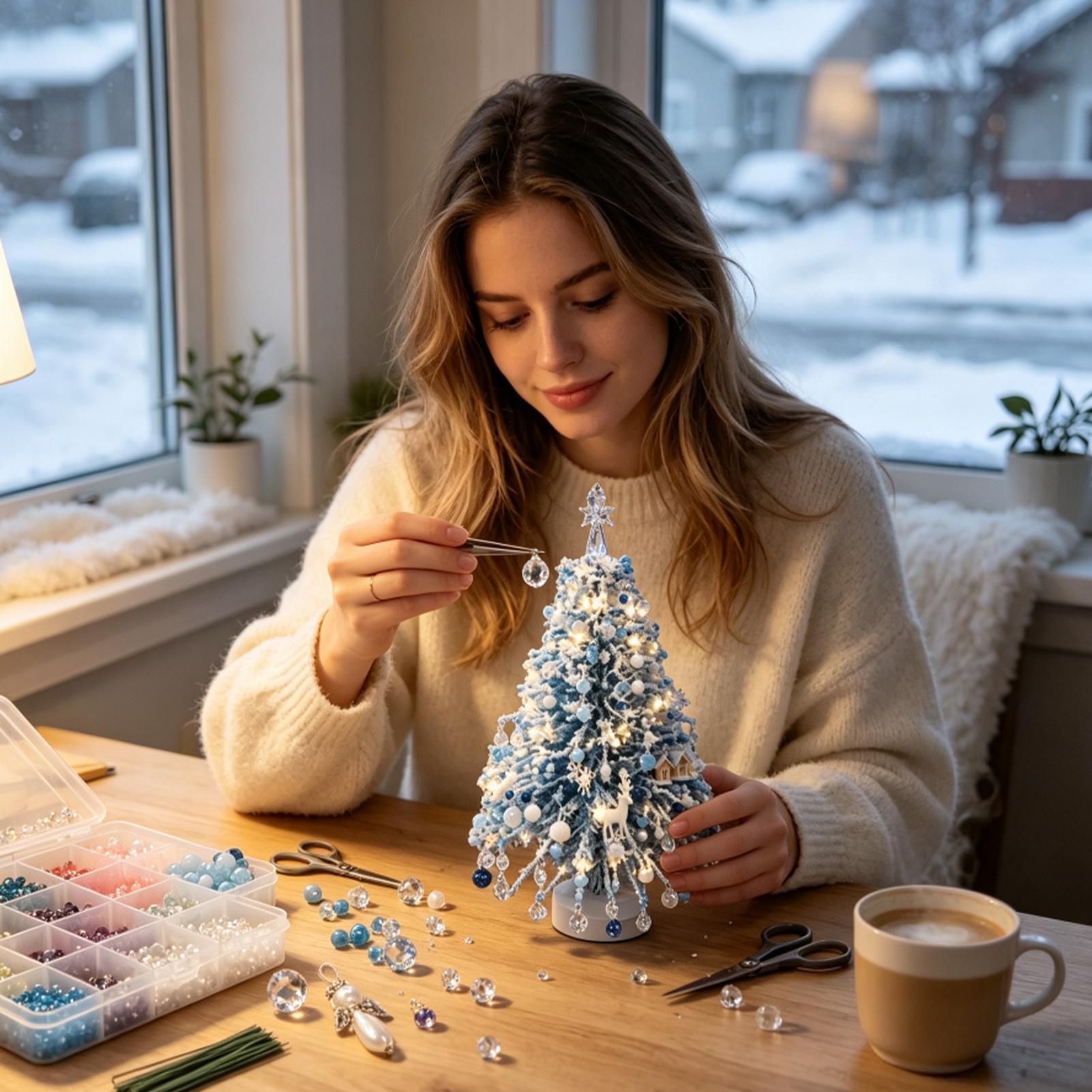 Seni Merangkai Manik-Manik Poh - Art Craft For Christmas ulasan dan harga