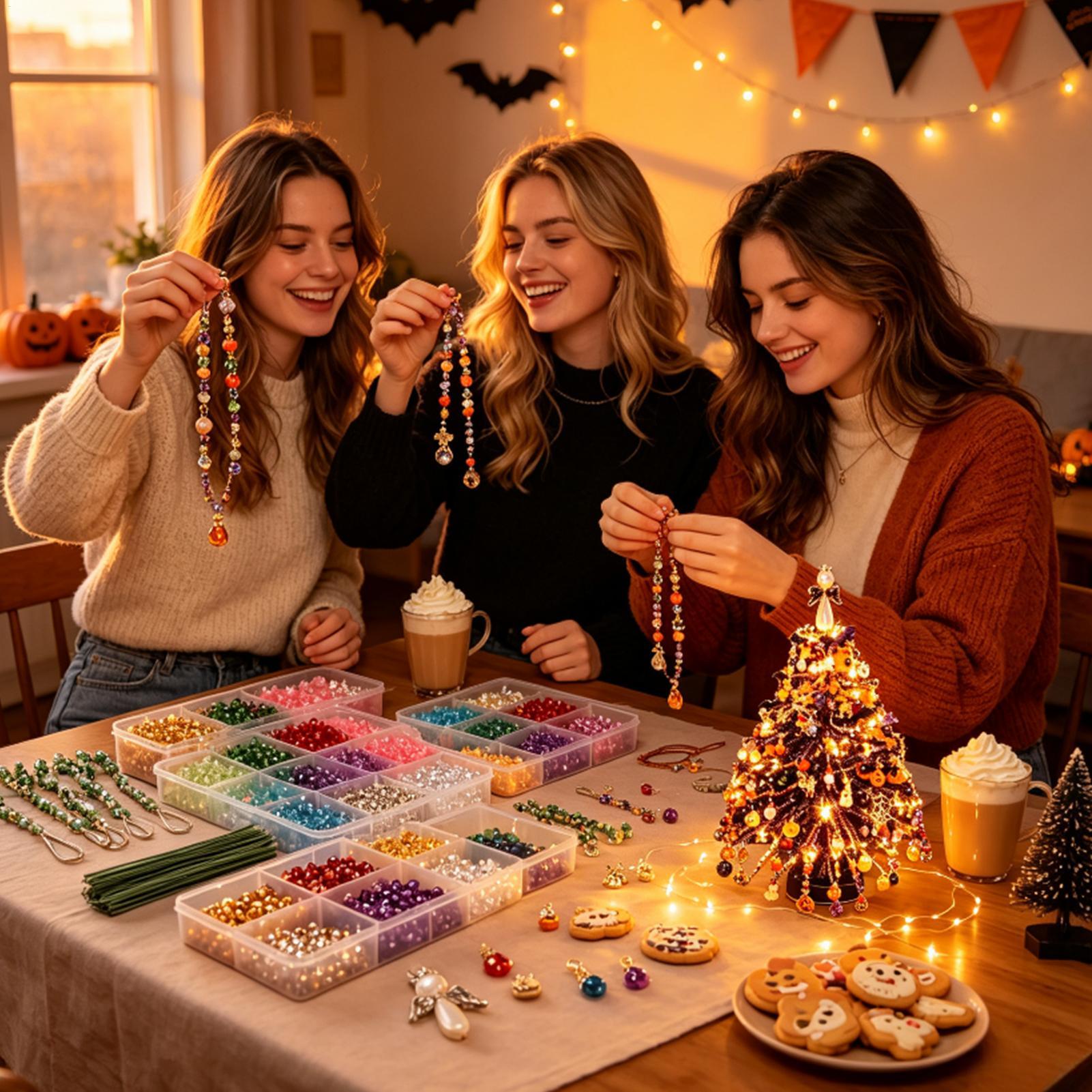 Seni Merangkai Manik-Manik Poh - Art Craft For Christmas ulasan dan harga