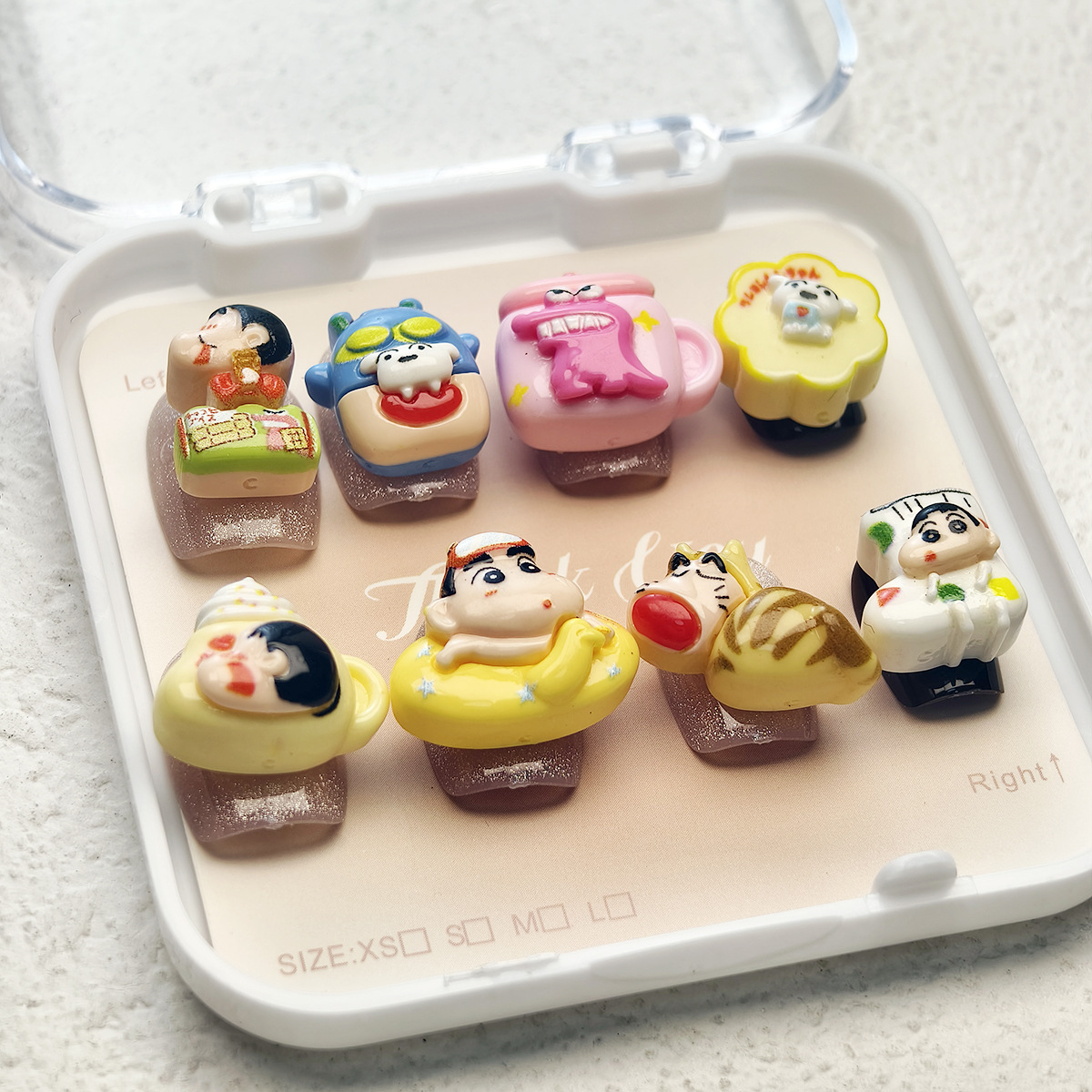 20Pcs Resin Mini Crayon Shin-c - Art Craft Japan ulasan dan harga